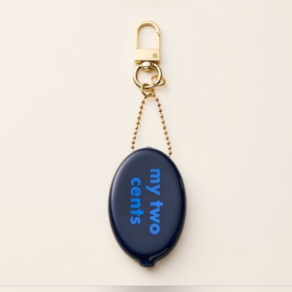 Kate Spade X Target Collection My Two Cents Keychain Coin Purse Holder NWT